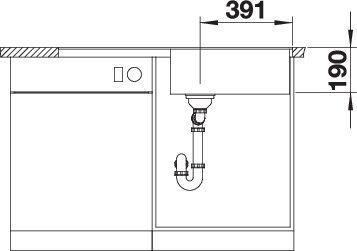 Produktbild Blanco METRA XL 6 S-F (99 cm, 49 cm)