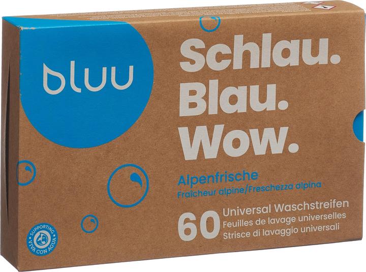 Immagine prodotto bluu Salviette Eco universali Alpenfrische (60 Cicli di lavaggio, Salviette)
