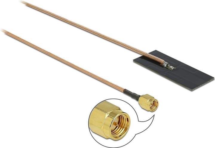 Produktbild Delock WLAN-Antenne SMA zum Kleben, 1,2dBi (WLAN)