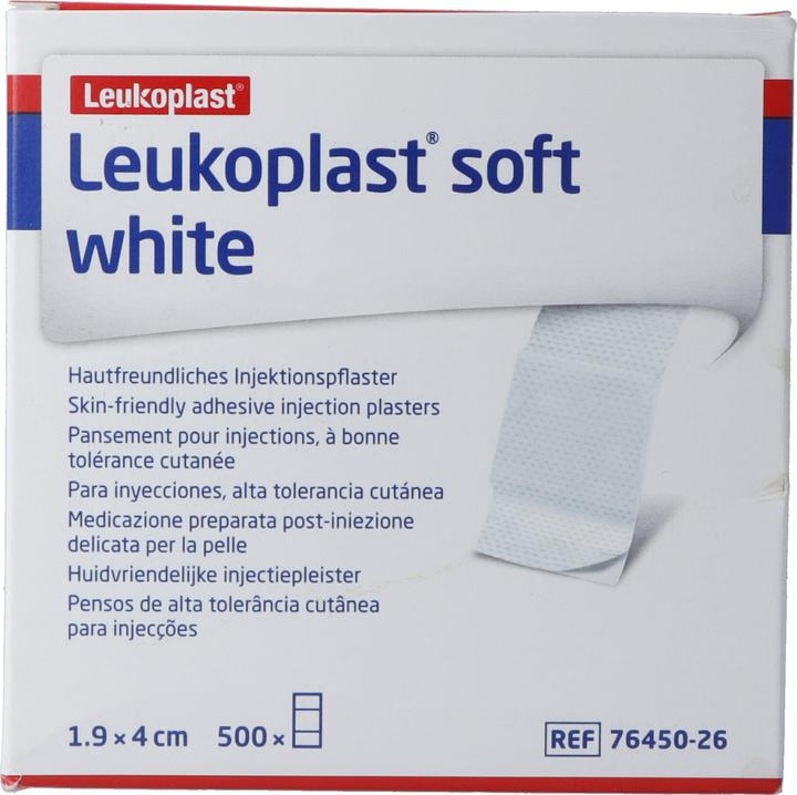 Image du produit BSN soft white pansements pour injection 1.9x4cm (500 pcs) (500 x)