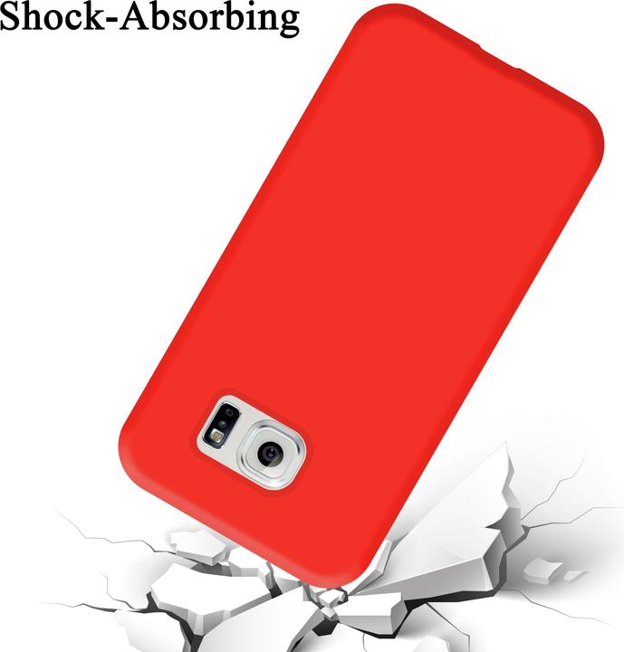 Immagine prodotto Cadorabo Copertura della cassa del silicone liquido TPU (Samsung Galaxy S6 Edge)