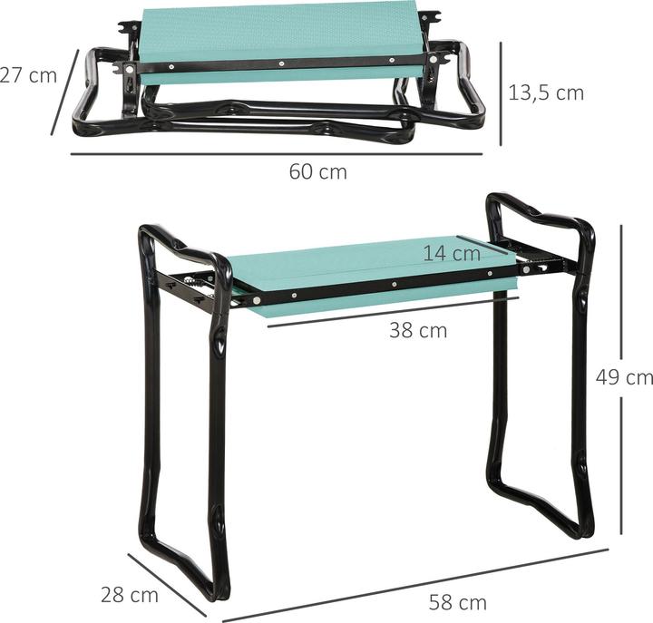 Produktbild Outsunny Kniebank Belastbar bis zu 150 kg