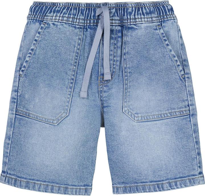 La Redoute Collections Jeans-Bermudas mit Bindebändern