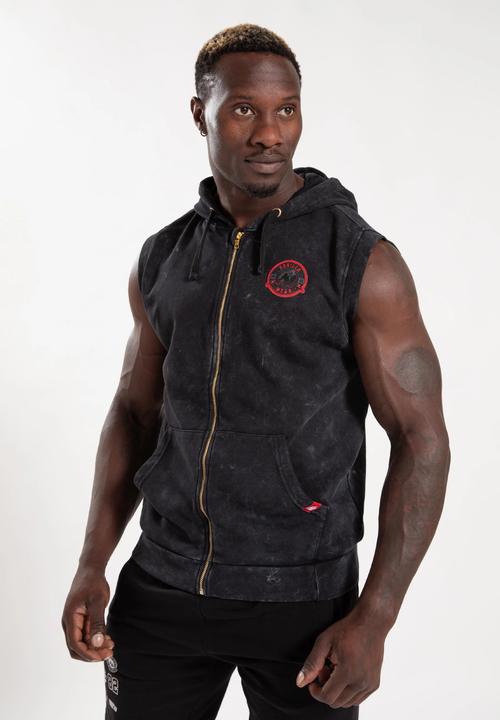 Actual product image Gorilla Wear Silverdale Ärmelloser Kapuzenpullover - Schwarz (M)