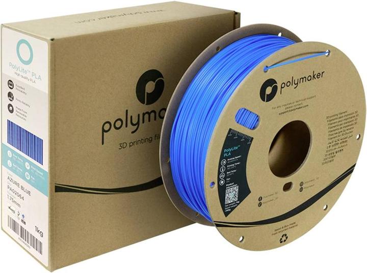 Produktbild Polymaker PolyLite PLA (PLA, 1.75 mm, 1000 g, Blau)