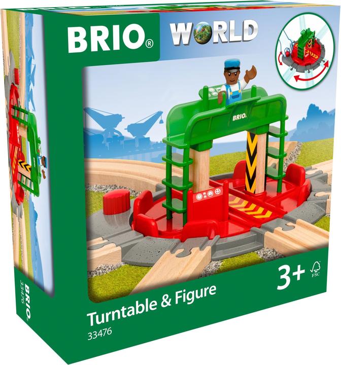 Actual product image Brio Locomotive turntable with control bridge