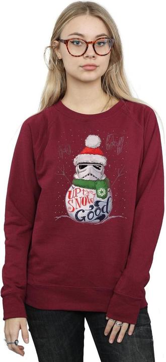 Actual product image Star Wars Womens/Ladies Stormtrooper Up To Snow Good Sweatshirt (XXL)