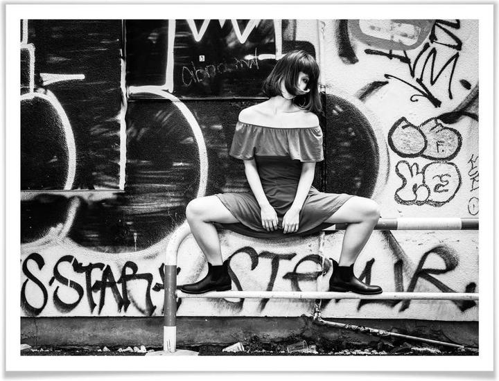 Actual product image Trenddeko Shibuya Street (80 x 60 cm)