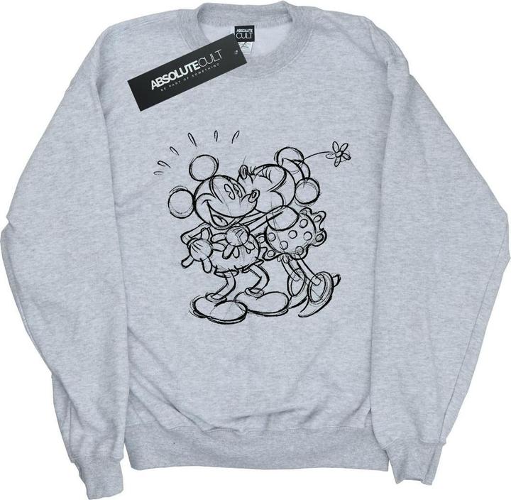 Produktbild Disney Mickey And Minnie Mouse Kiss Sketch Sweatshirt Jungen (140, 146)