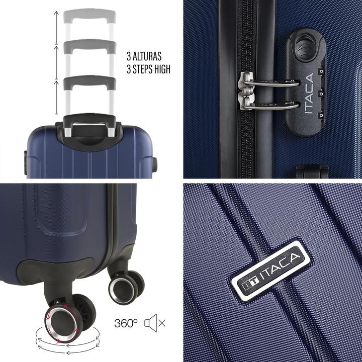 Produktbild Itaca Hartschalenkoffer-Set 771100B (54 l, M (50 - 90l))