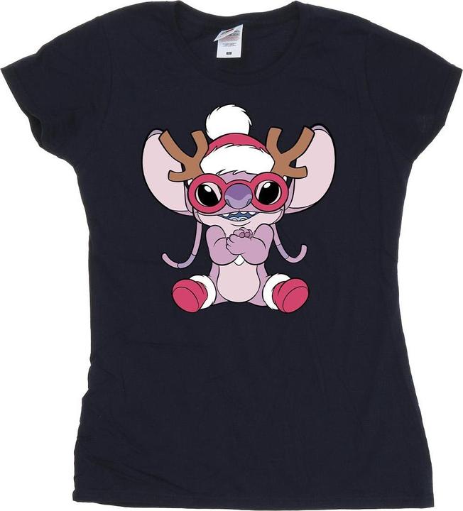 Disney Lilo & Stitch Angel Reindeer TShirt (S)