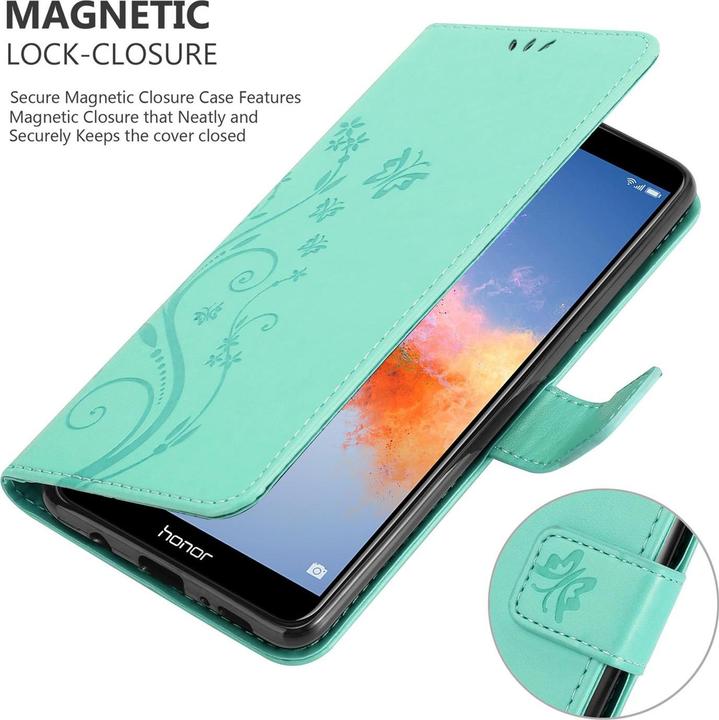 Produktbild Cadorabo Flower Book Cover (Honor 7X)