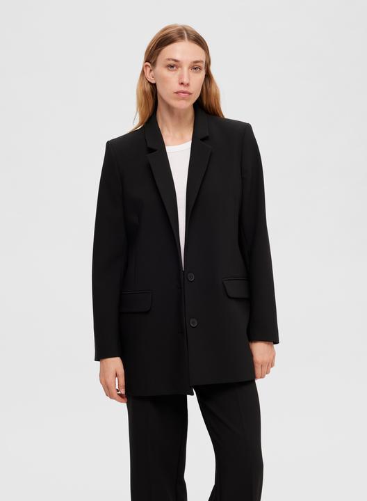 Actual product image Selected Femme Long Single Breasted Blazer (42)