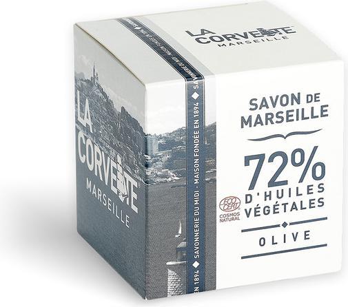 Actual product image La Corvette savon de Marseille olive cube solid (Hard soap)