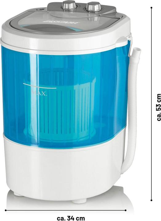 Produktbild Easymaxx Mini Waschmaschine 07475 (3 kg, Oben)