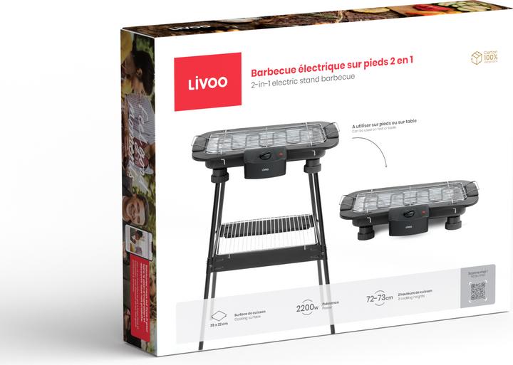 Produktbild Livoo Elektrischer Standgrill 2 in 1 (2.20 kW)