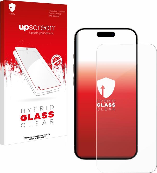 Actual product image upscreen Scratch Shield Glass (1 Piece, Apple iPhone 15 Plus)