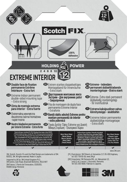 Valeurs nutritives et ingrédients Scotch Extrême (19 mm)