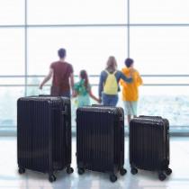 Actual product image Jet Lag suitcase new york navy x3 49l 65l 105l (49 l, Hand luggage (up to 50 litres))