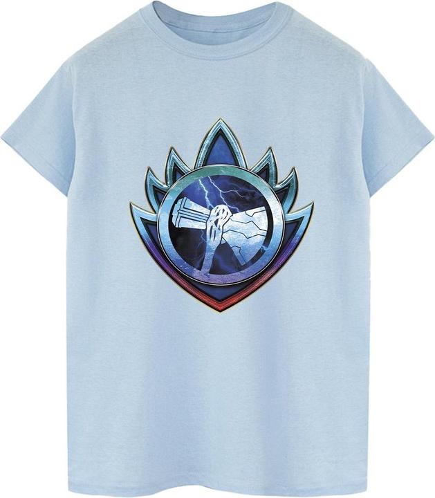 Actual product image Mens Thor Love And Thunder Stormbreaker Crest T-Shirt (S)
