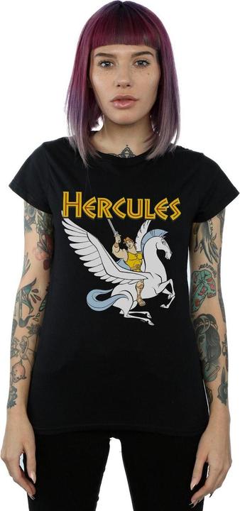 Actual product image Disney Womens/Ladies Hercules With Pegasus Cotton T-Shirt (M)