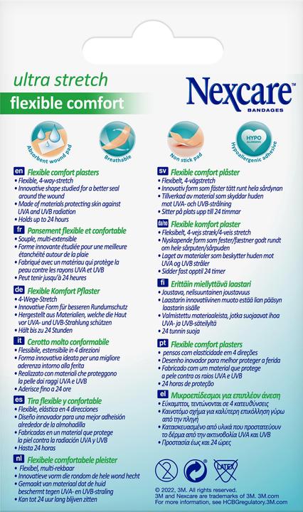 Produktbild Nexcare Ultra Stretch Comfort Flexible Pflaster (30 x)