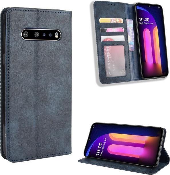 Produktbild MU Classic Retro Leder Bookcover Series (LG V60 ThinQ 5G)