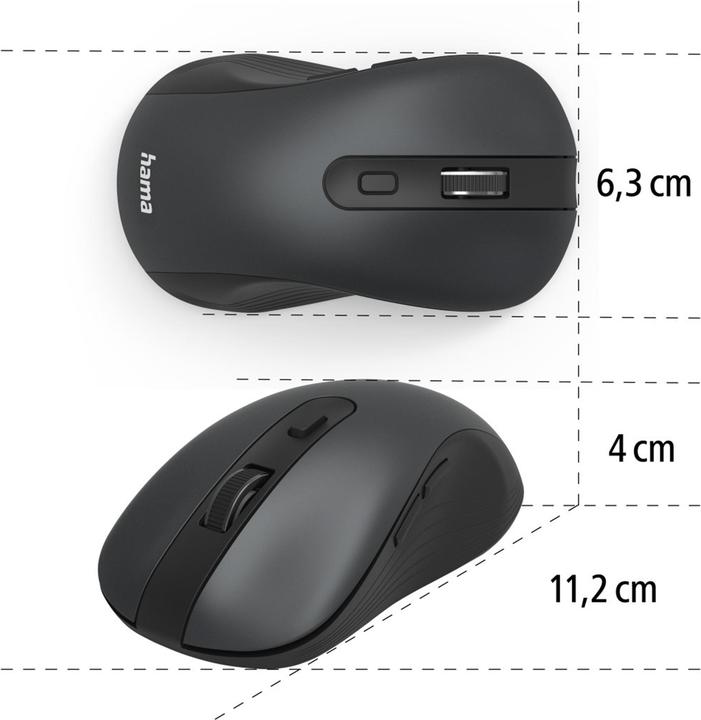 Actual product image Hama MW-650 Mouse For Right Handed (Wireless)