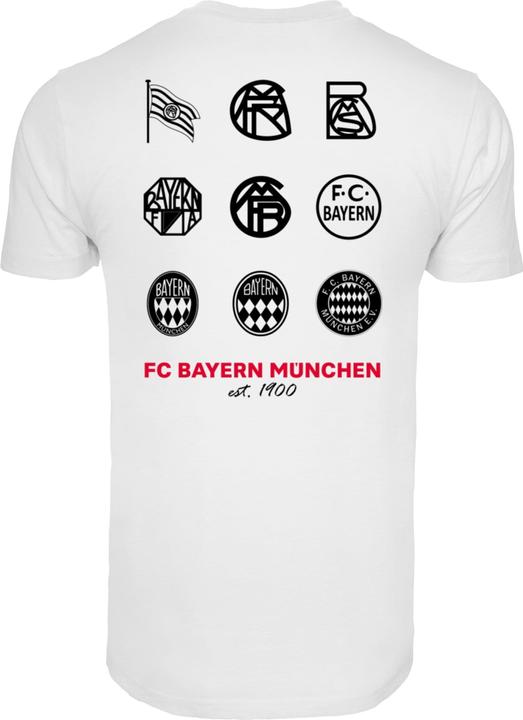 Produktbild FC Bayern München Logo History T-Shirt Round Neck - 112145 (4XL)
