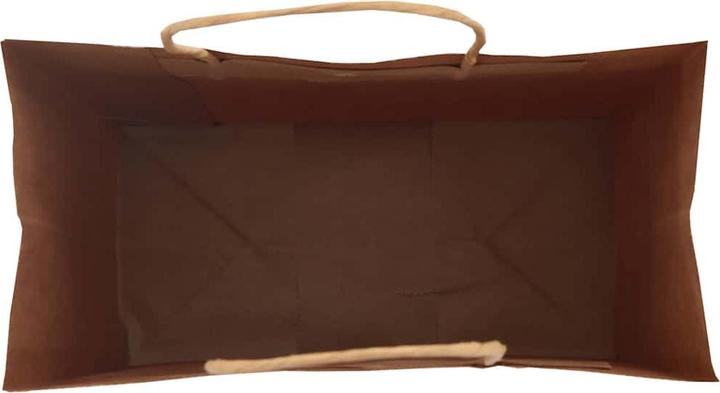 Produktbild VidaXL Kraftpapiertüten 50 Stk. mit Henkel Schwarz 32x17x44 cm Papiertüte (Geschenktüte, 50 x)