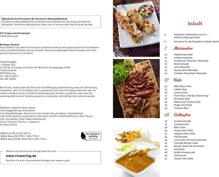 Image du produit Sossen, Dips und Marinaden zum Grillen (Allemand, Veronica Pichl, 2022)