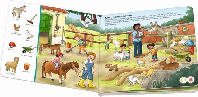 Actual product image Ravensburger Suchen und Entdecken: Meine Tiere (German, Sandra Grimm, Sandra Reckers, 2024)