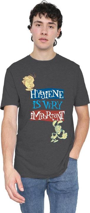 Actual product image Ren & Stimpy Unisex Adult Hygiene Is Very Important T-Shirt (M)