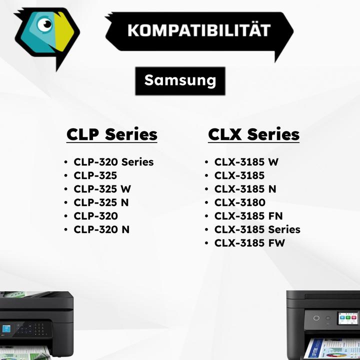 Immagine prodotto Inkadoo Toner compatibile per Samsung CLT-P4072C/ELS / P4072C CLX-3180 3185 FW 3185 CLP-325 (C)