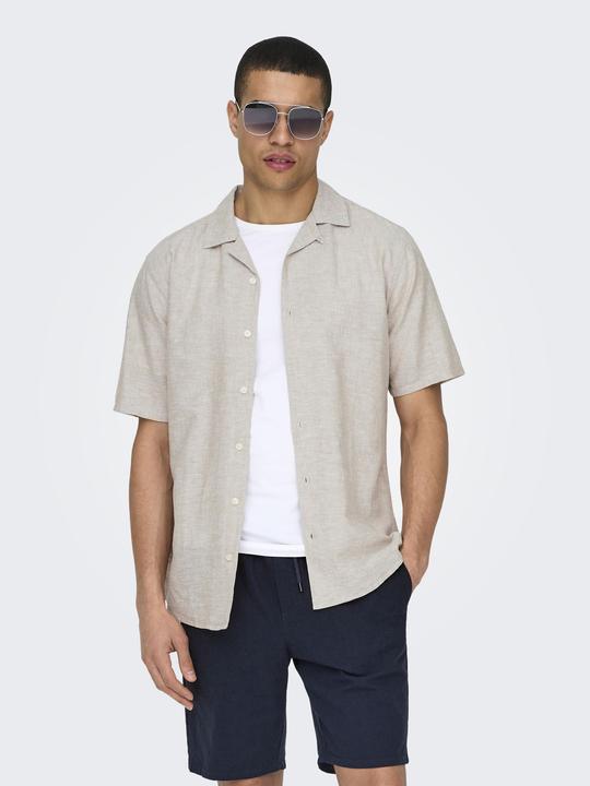 Image du produit Only & Sons Chemise unie à manches courtes (M)