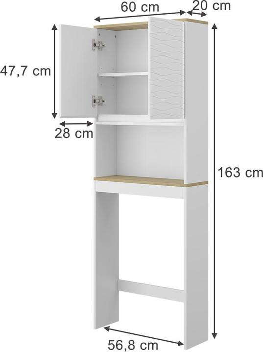 Produktbild Vichy Livia (60 x 20 x 163 cm)