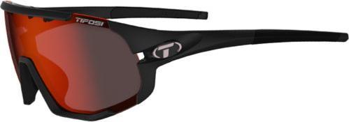 Tifosi Sledge Fototec Lunettes de sport-black mat (Rouge Clarion mat Photochrom, Encre noire mate)
