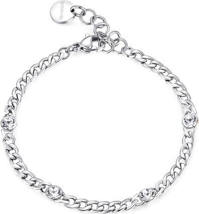 Actual product image Brosway Steel bracelet with Symphonia BYM85 crystals (L)