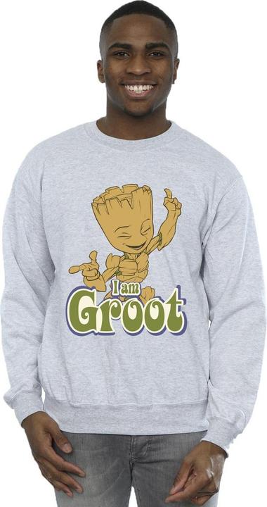 Actual product image Guardians of the Galaxy Mens Groot Dancing Sweatshirt (XXL)