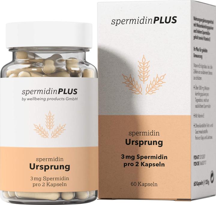 Image du produit SpermidinPlus Spermidine Origine (60 pièce(s), Capsules)