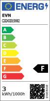 Etichetta energetica EVN Striscia LED COB (RGBW, 500 cm, Interno)