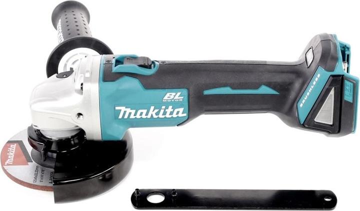 Actual product image Makita DGA 506 RG1 Battery angle grinder 18 V 125 mm Brushless + 1x battery 6.0 Ah + charger (125 mm)