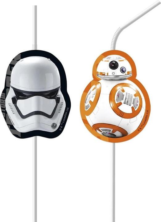Produktbild Star Wars Einwegtrinkhalme Medaillon 6erPack (6 x)
