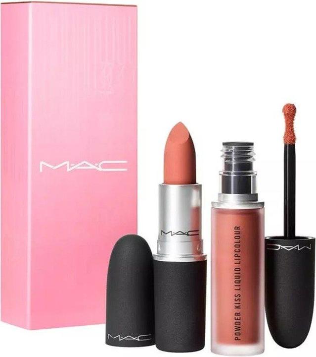 Produktbild MAC Cosmetics Powder Kiss Lip Set - Like Daughter
