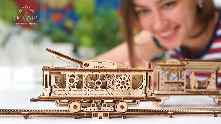 Actual product image Ugears Tram line 284 parts