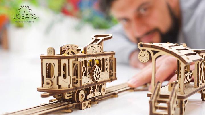 Actual product image Ugears Tram line 284 parts