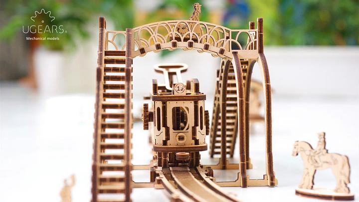 Actual product image Ugears Tram line 284 parts