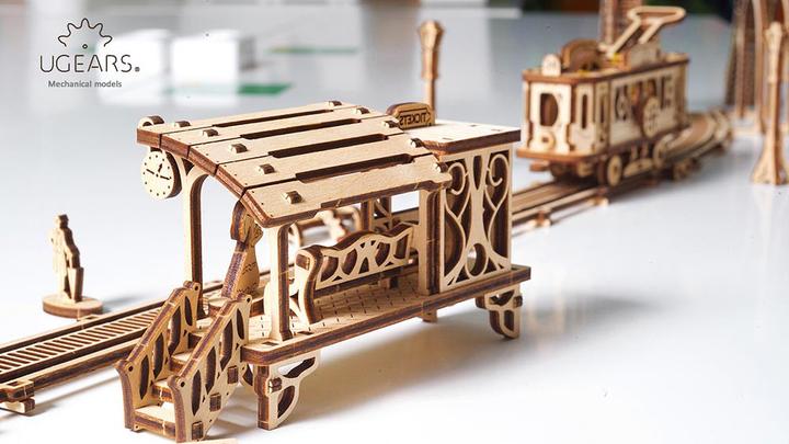Actual product image Ugears Tram line 284 parts