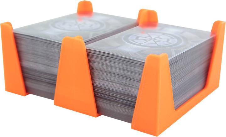 Actual product image Feldherr 59943 - Card holder for playing cards in standard American board game size - 300 cards, 2 compartmen (Plastic)