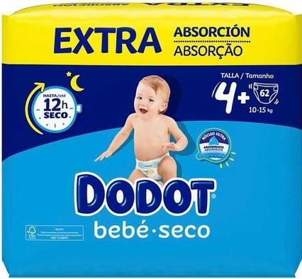 Produktbild Dodot Extra Dry Baby Size 4 62 pcs. (Gr. 4)
